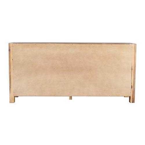 Elegant Oak Buffet Sideboard with Solid Acacia Frame and Drawers