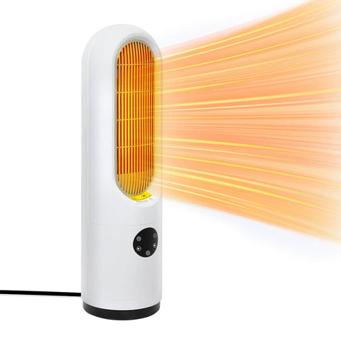 Elegant Portable Electric Heater Fan 1200W Home Office  Sleek Modern