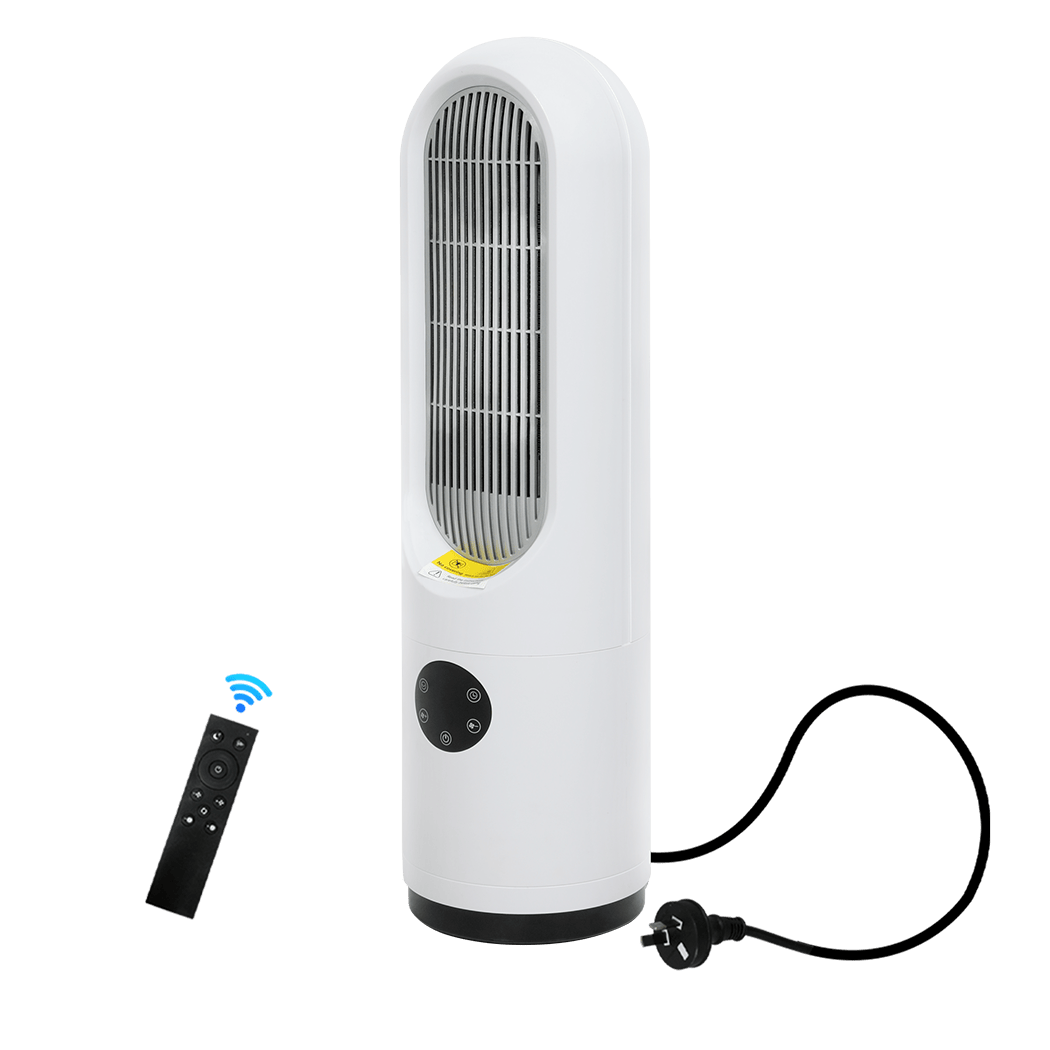 Elegant Portable Electric Heater Fan 1200W Home Office  Sleek Modern