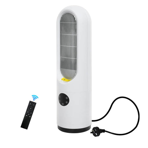 Elegant Portable Electric Heater Fan 1200W Home Office  Sleek Modern