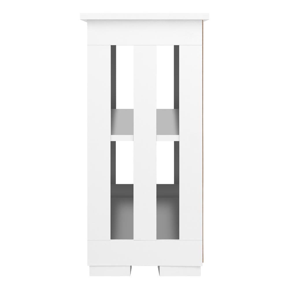 Elegant Sliding Doors: Sideboard Buffet Cabinet for Stylish Hallway Décor-Wood\White