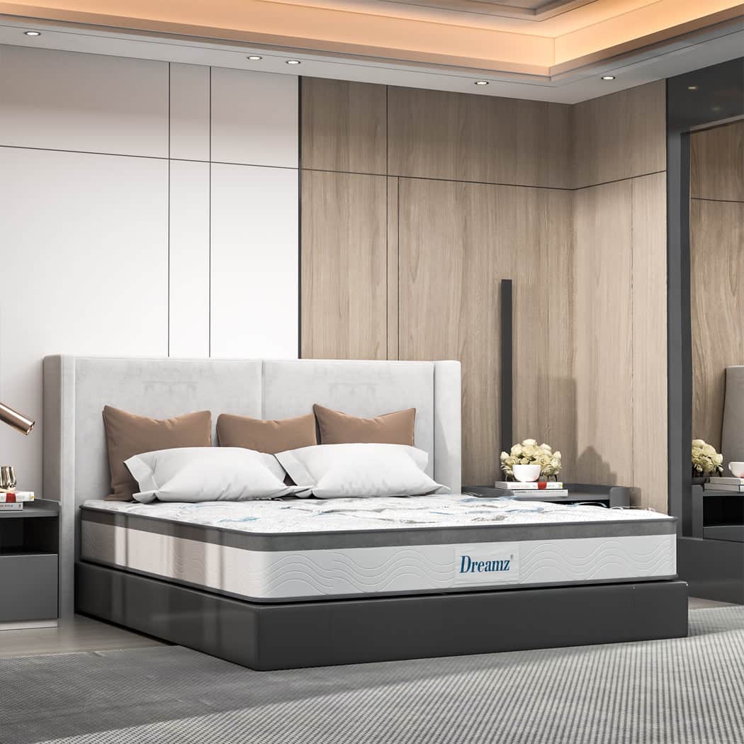 Elegant Spring Mattress Bed Pocket Tight King  Scandi Inspired Design