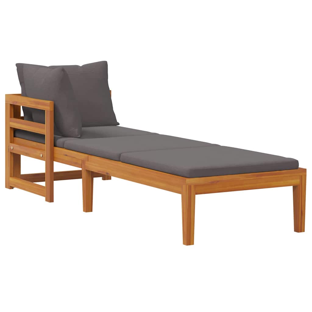 Elegant Sun Lounger with 1 Armrest Living Space Upgrade Modern Living