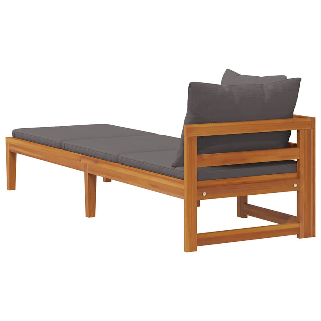 Elegant Sun Lounger with 1 Armrest Living Space Upgrade Modern Living