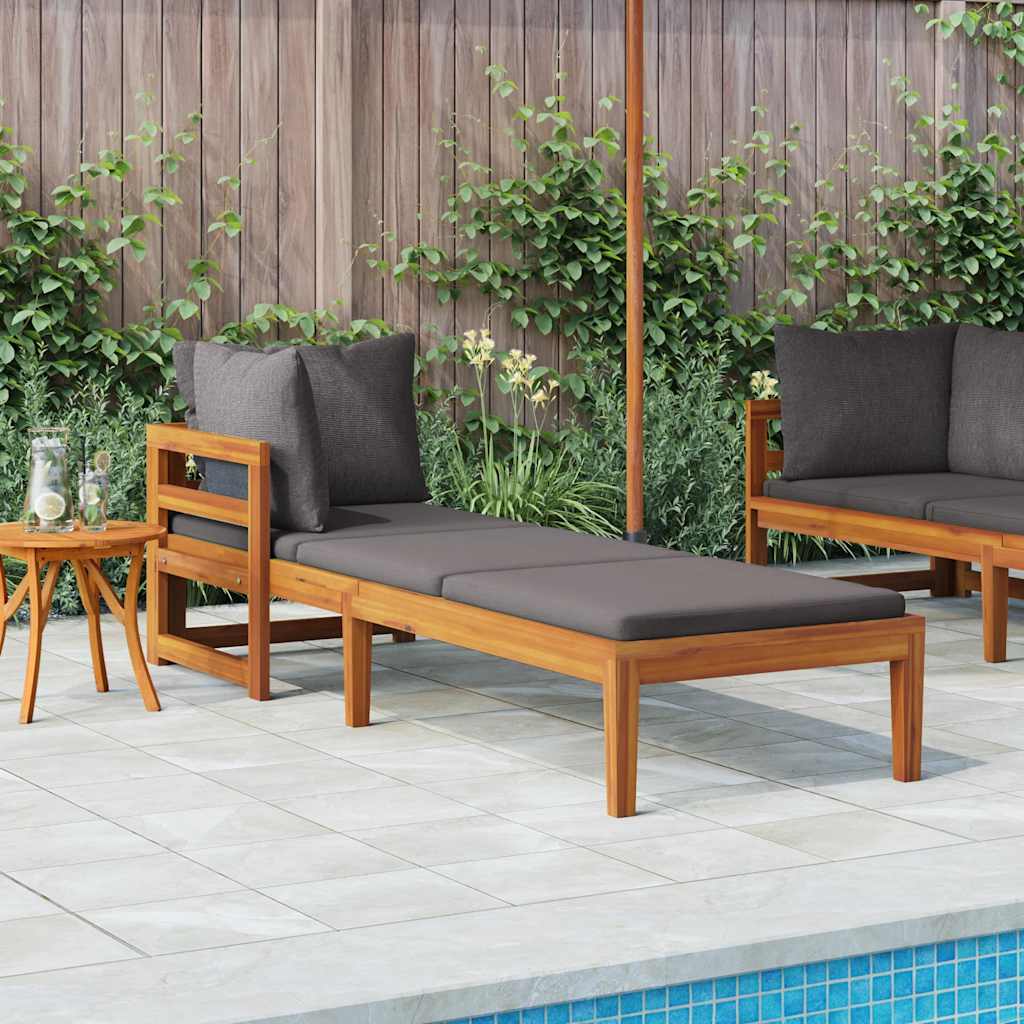 Elegant Sun Lounger with 1 Armrest Living Space Upgrade Modern Living
