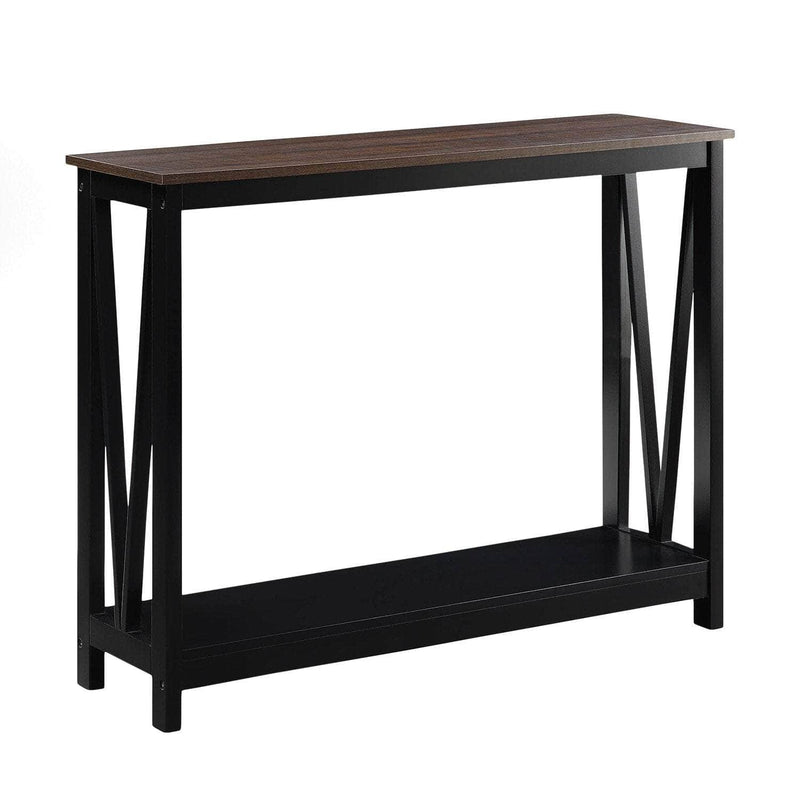 living > indoor furniture - Elegant Two-Tier Console Table