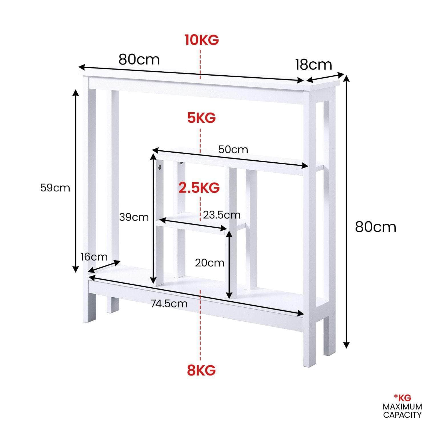 Elegant White Console Table for Timeless Décor