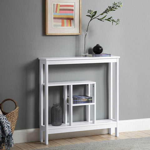 Elegant White Console Table for Timeless Décor