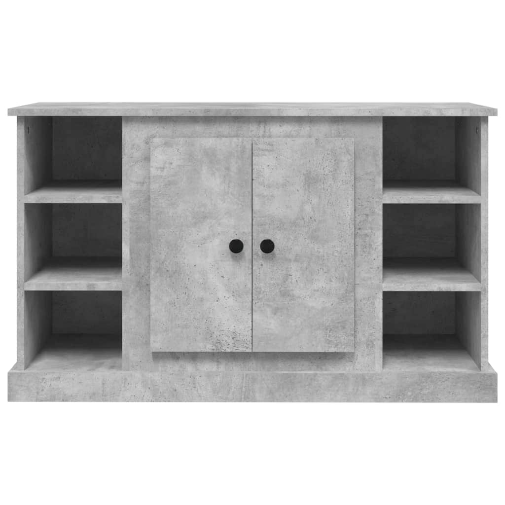 Elegant White Engineered Wood Sideboard