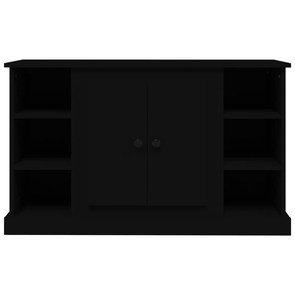 Elegant White Engineered Wood Sideboard