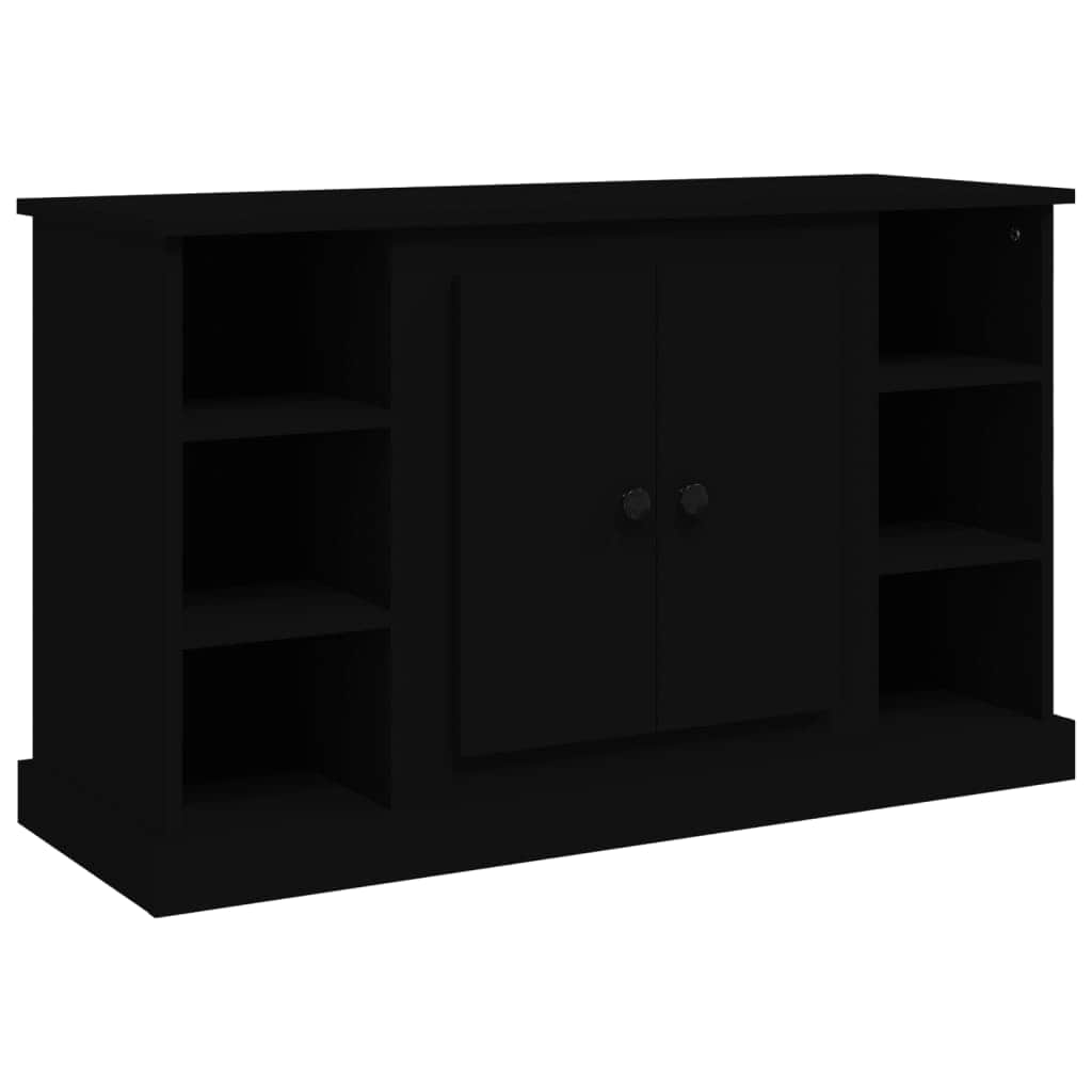 Elegant White Engineered Wood Sideboard
