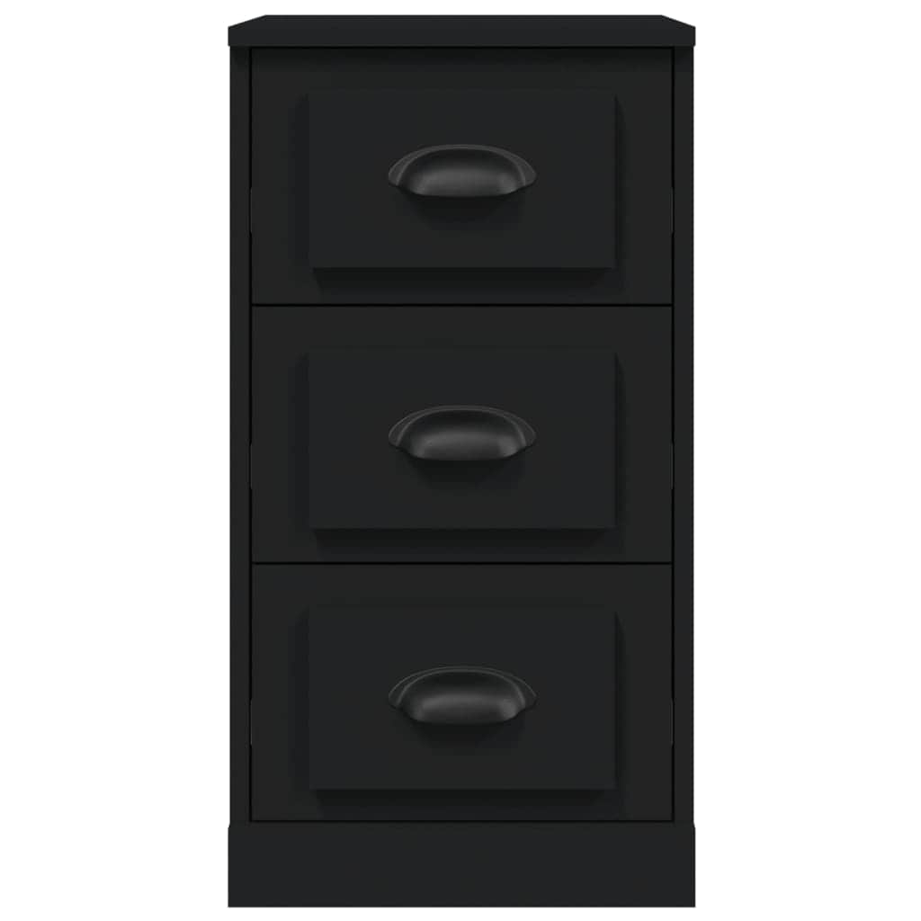 Elegant White Engineered Wood Sideboard