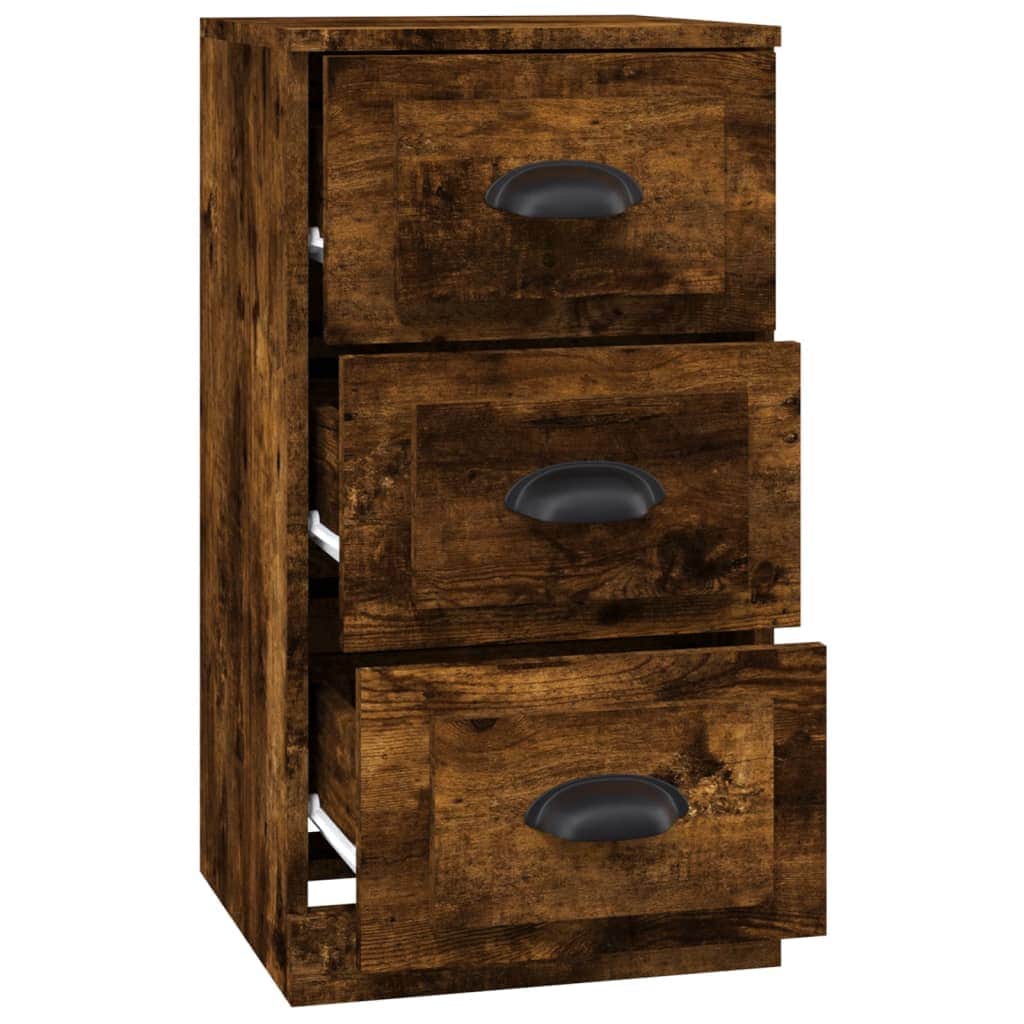 Elegant White Engineered Wood Sideboard