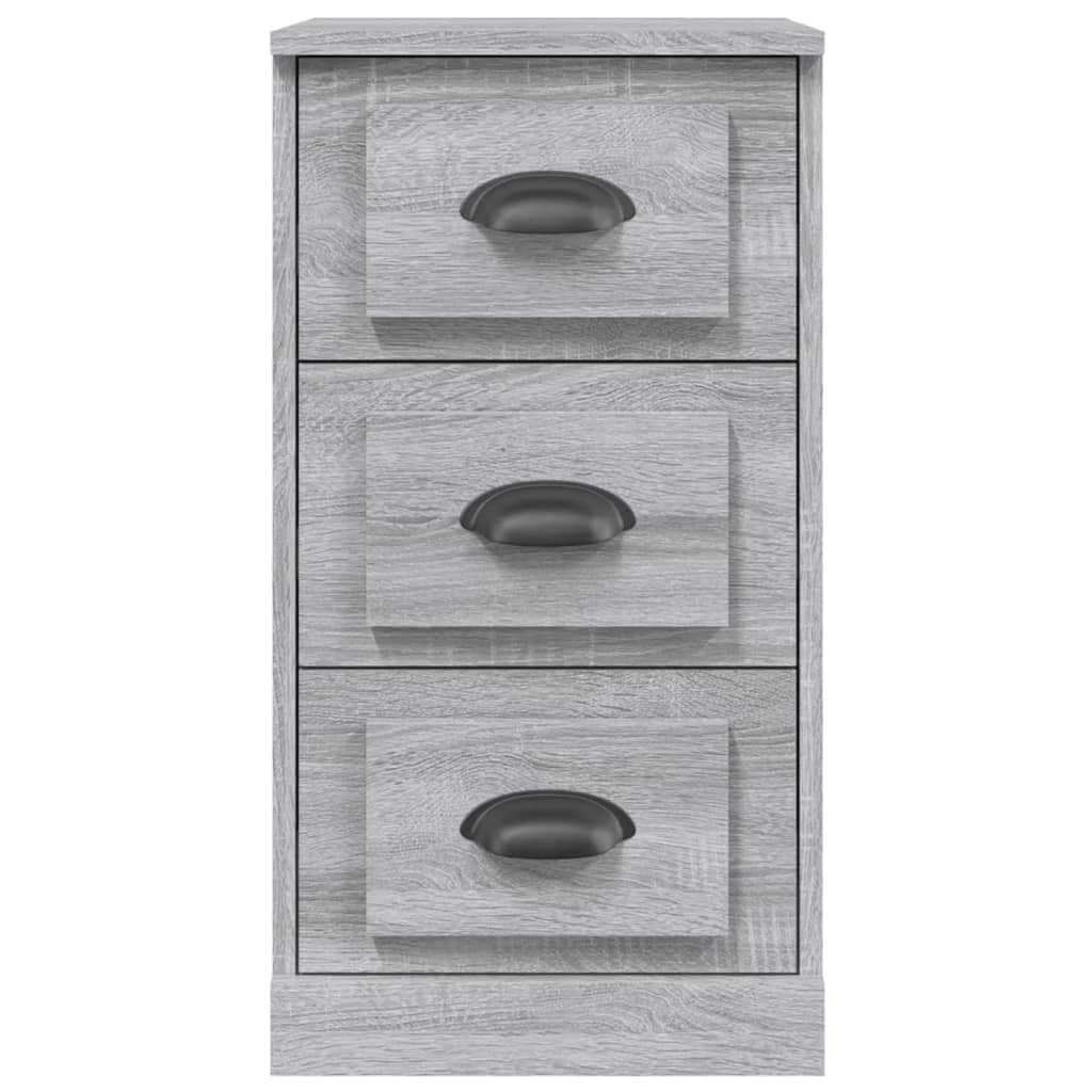 Elegant White Engineered Wood Sideboard