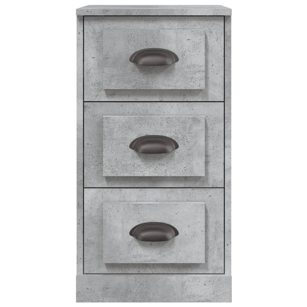 Elegant White Engineered Wood Sideboard