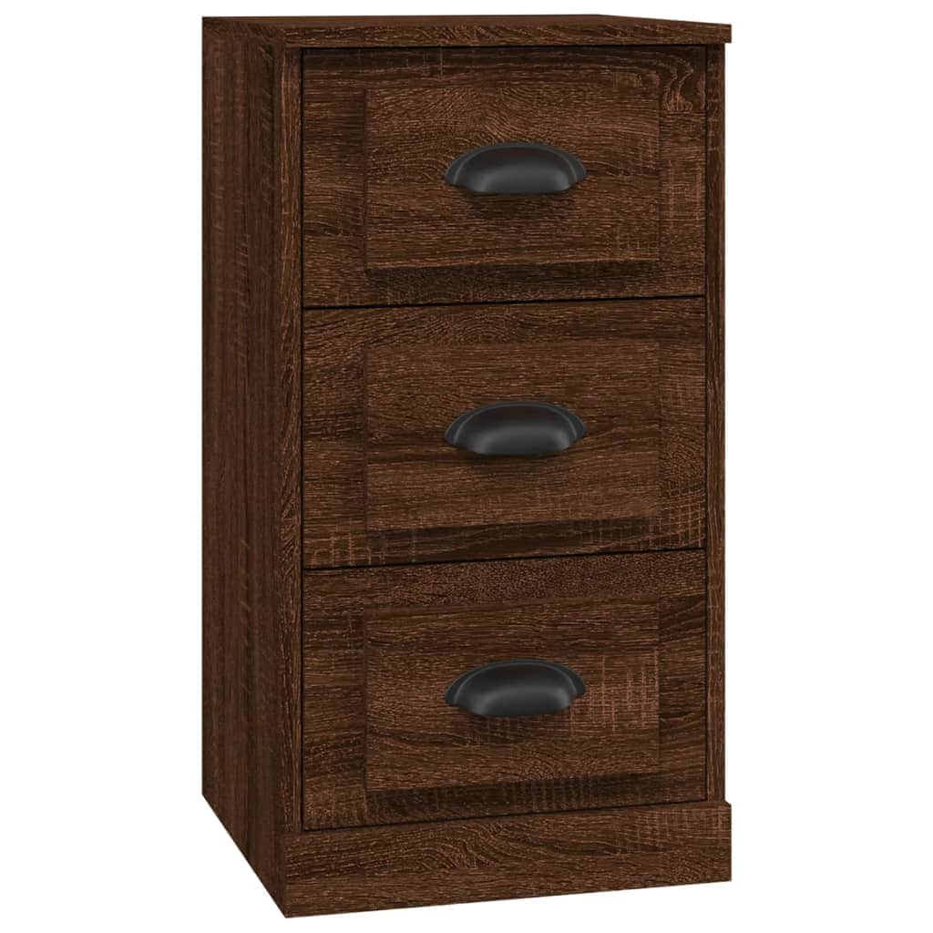 Elegant White Engineered Wood Sideboard