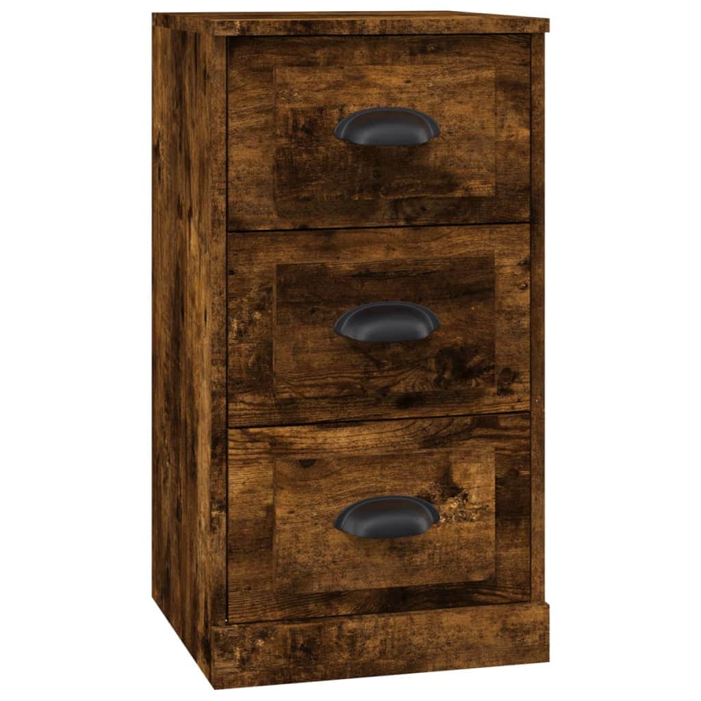 Elegant White Engineered Wood Sideboard