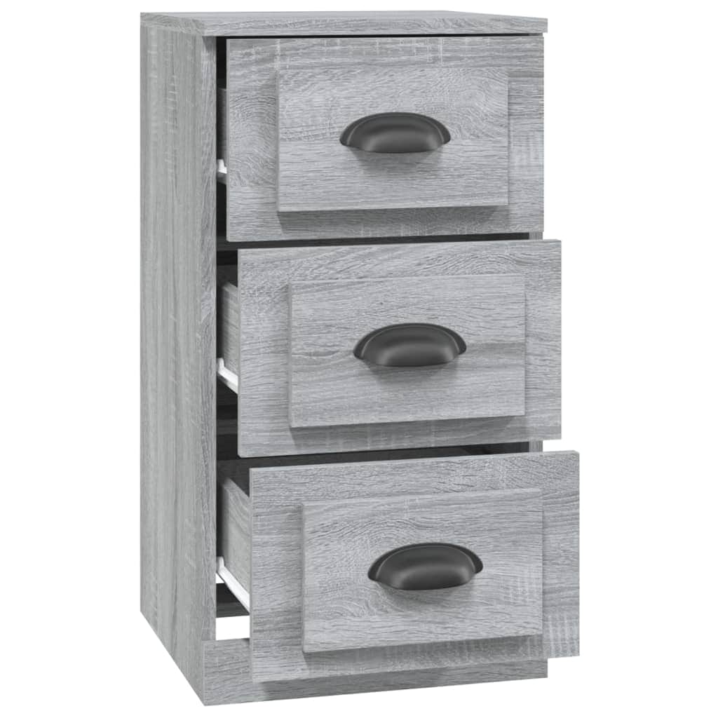 Elegant White Engineered Wood Sideboard