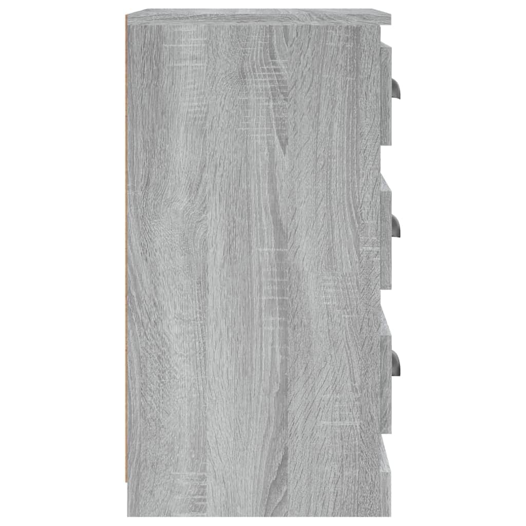 Elegant White Engineered Wood Sideboard