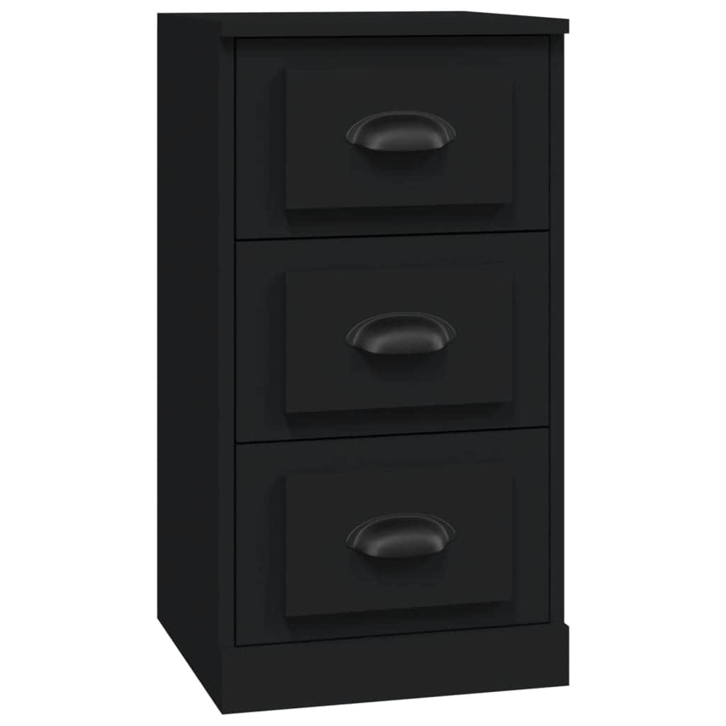 Elegant White Engineered Wood Sideboard