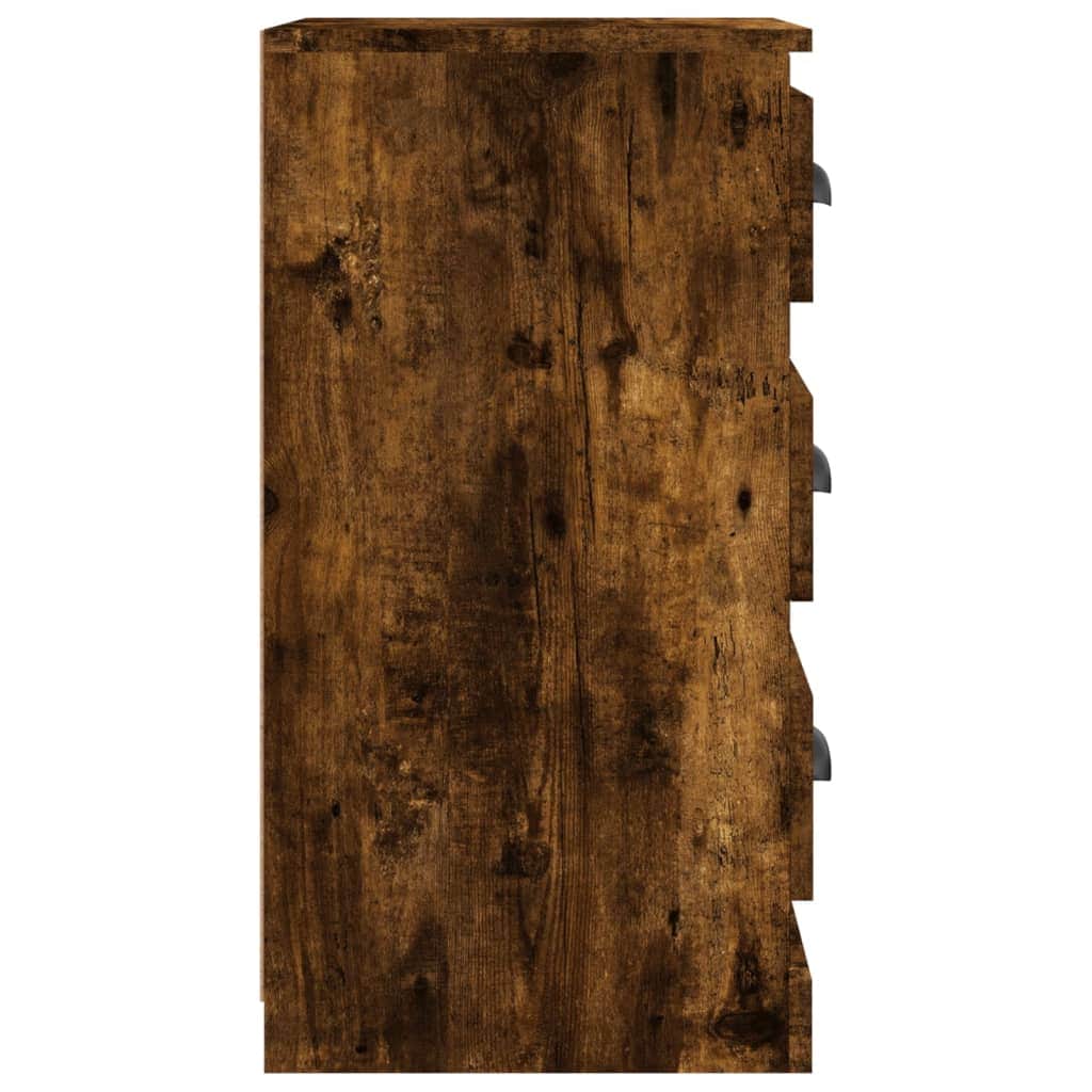 Elegant White Engineered Wood Sideboard