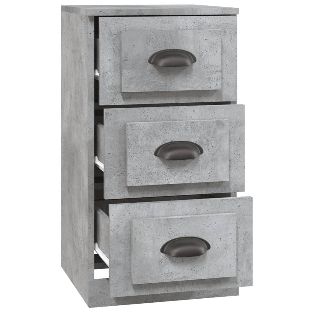 Elegant White Engineered Wood Sideboard
