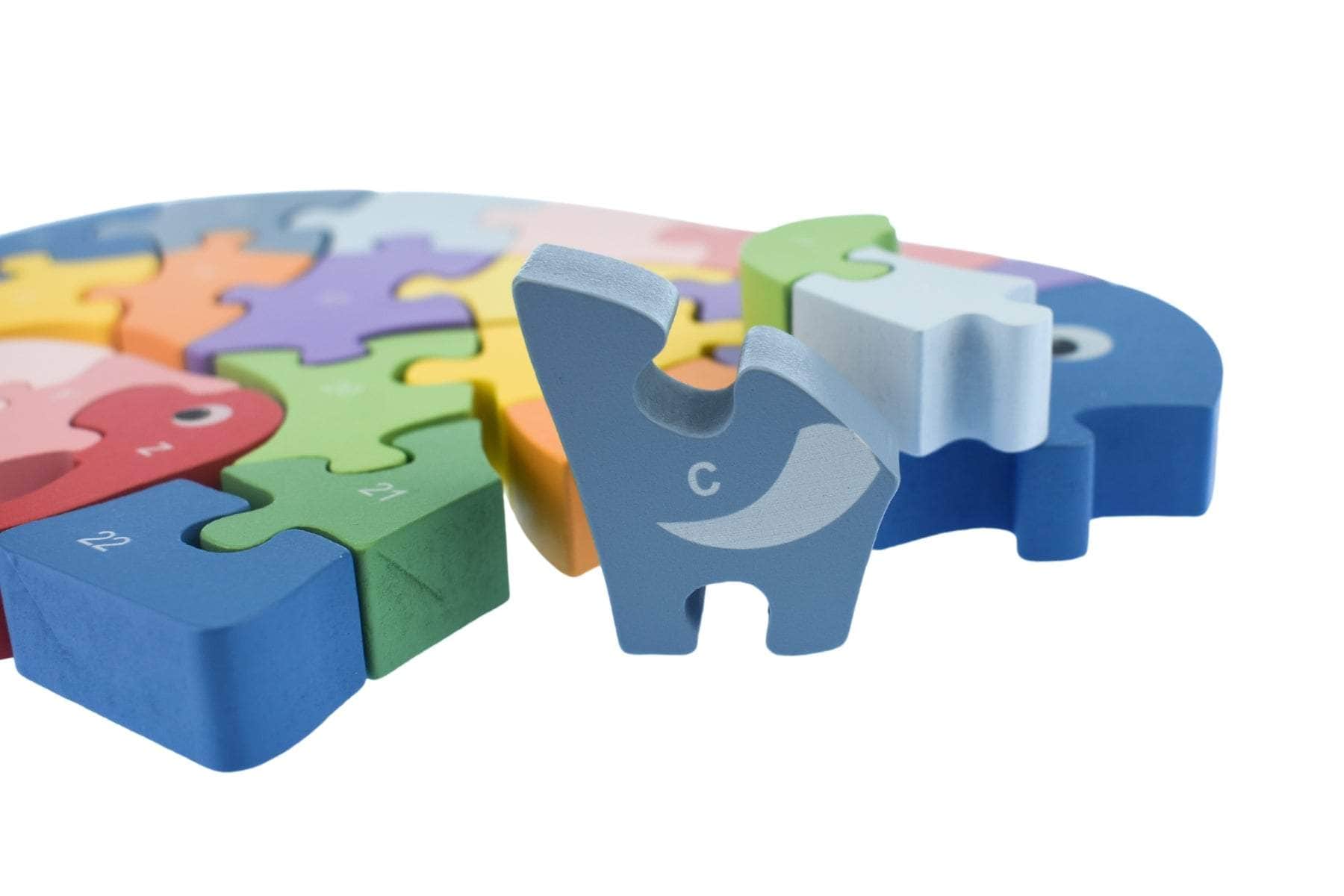 Elephant A-Z Chunky Jigsaw Puzzle