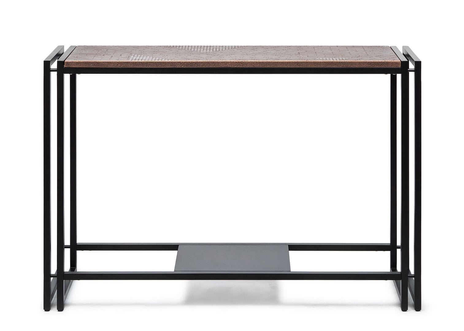 Elevate Your Hallway Decor with a Sleek Copper Console Table