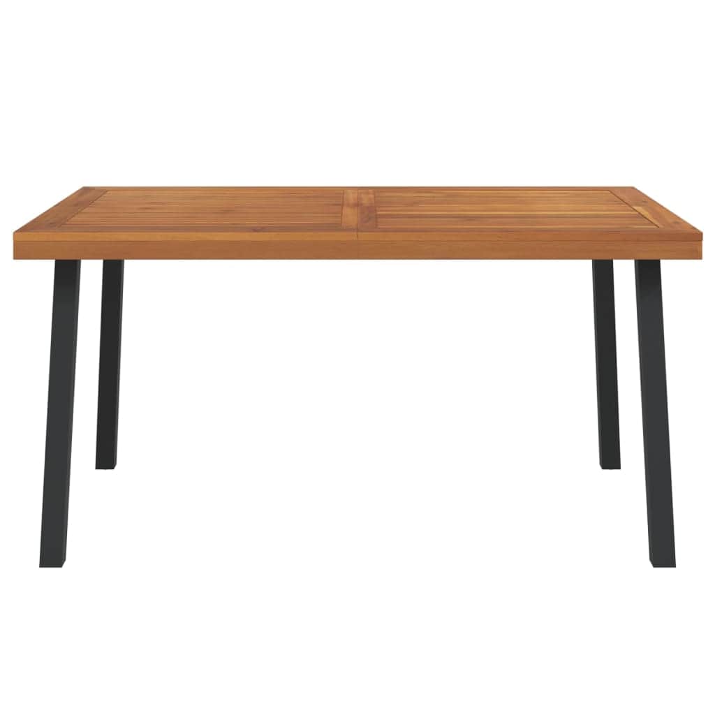 Elevate Your Outdoors: Solid Wood Acacia Garden Table