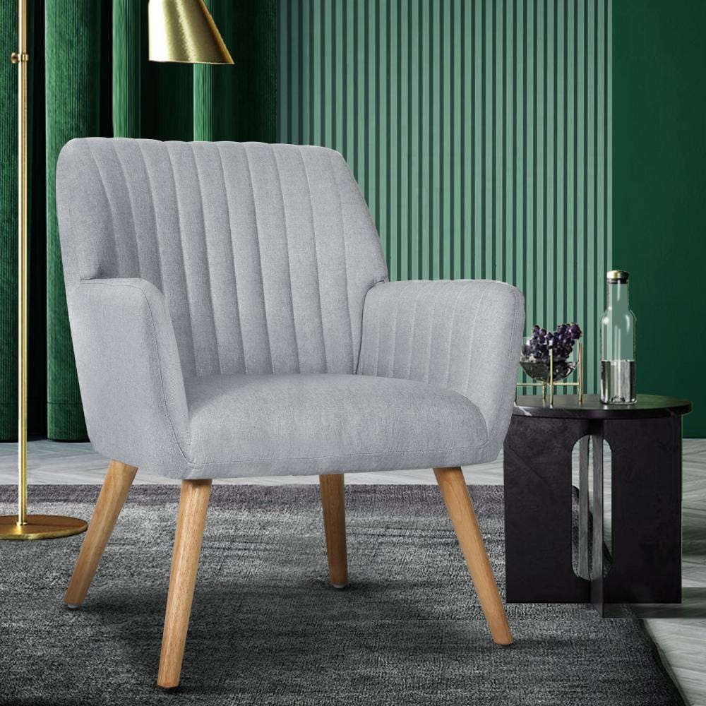 Elevate Your Space with the Stylish Blue Accent Armchair