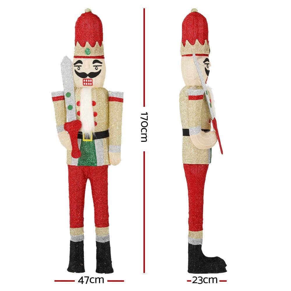 Enchanted Nutcracker Glow 1.7M 3D LED Christmas Lights Decoration