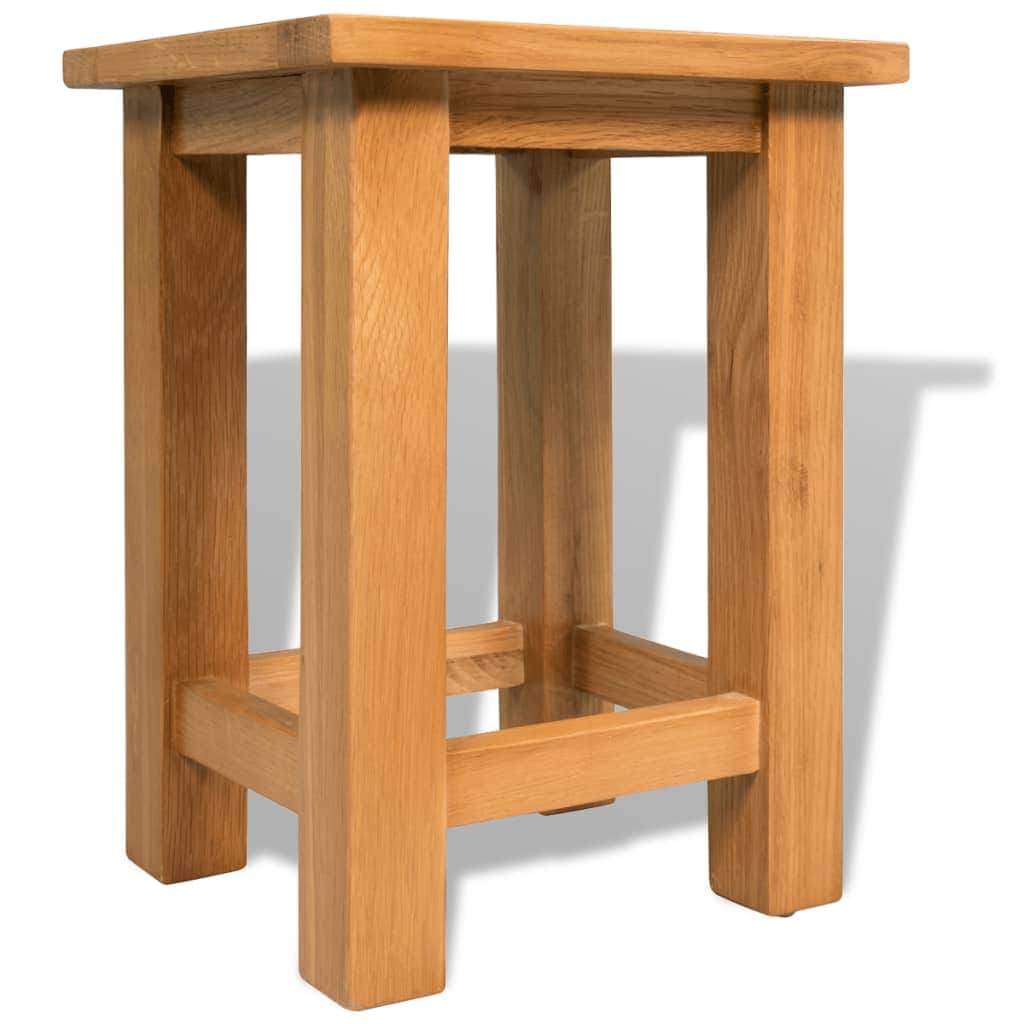 End Table Solid Oak