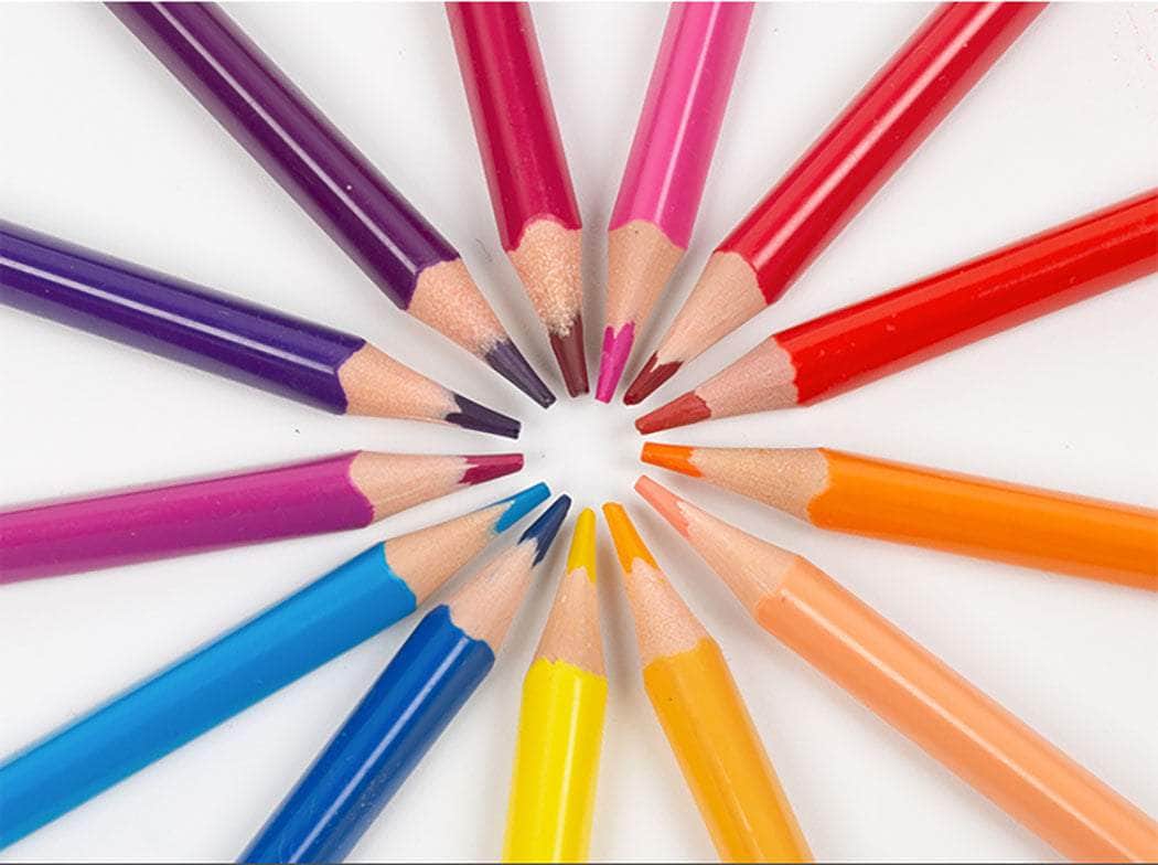 Erasable Color Pencil with Eraser 24 Colours