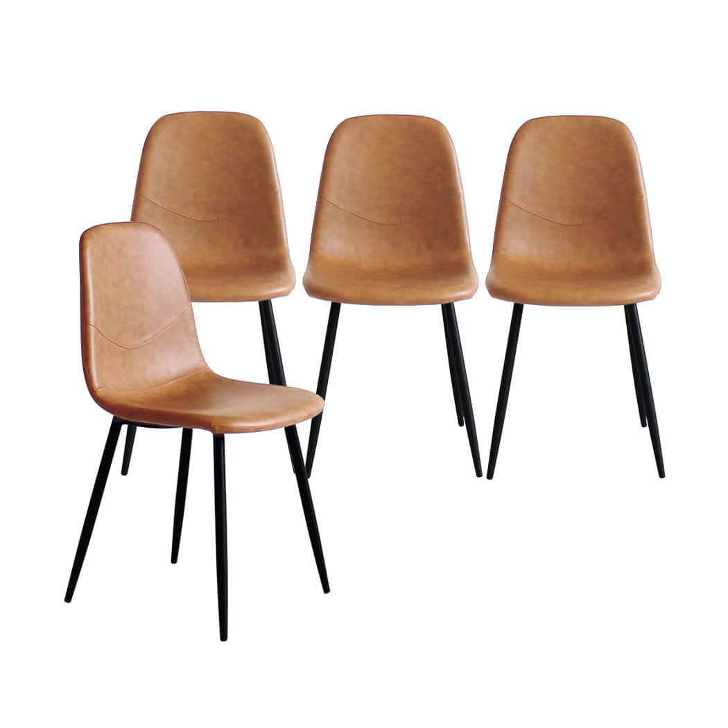 Ergonomic 8x Dining Chairs Kitchen Eames  Soft Cushion Classic