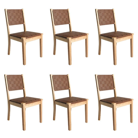 Ergonomic Dining Chairs Accent Chair Lounge x6  High Back Support