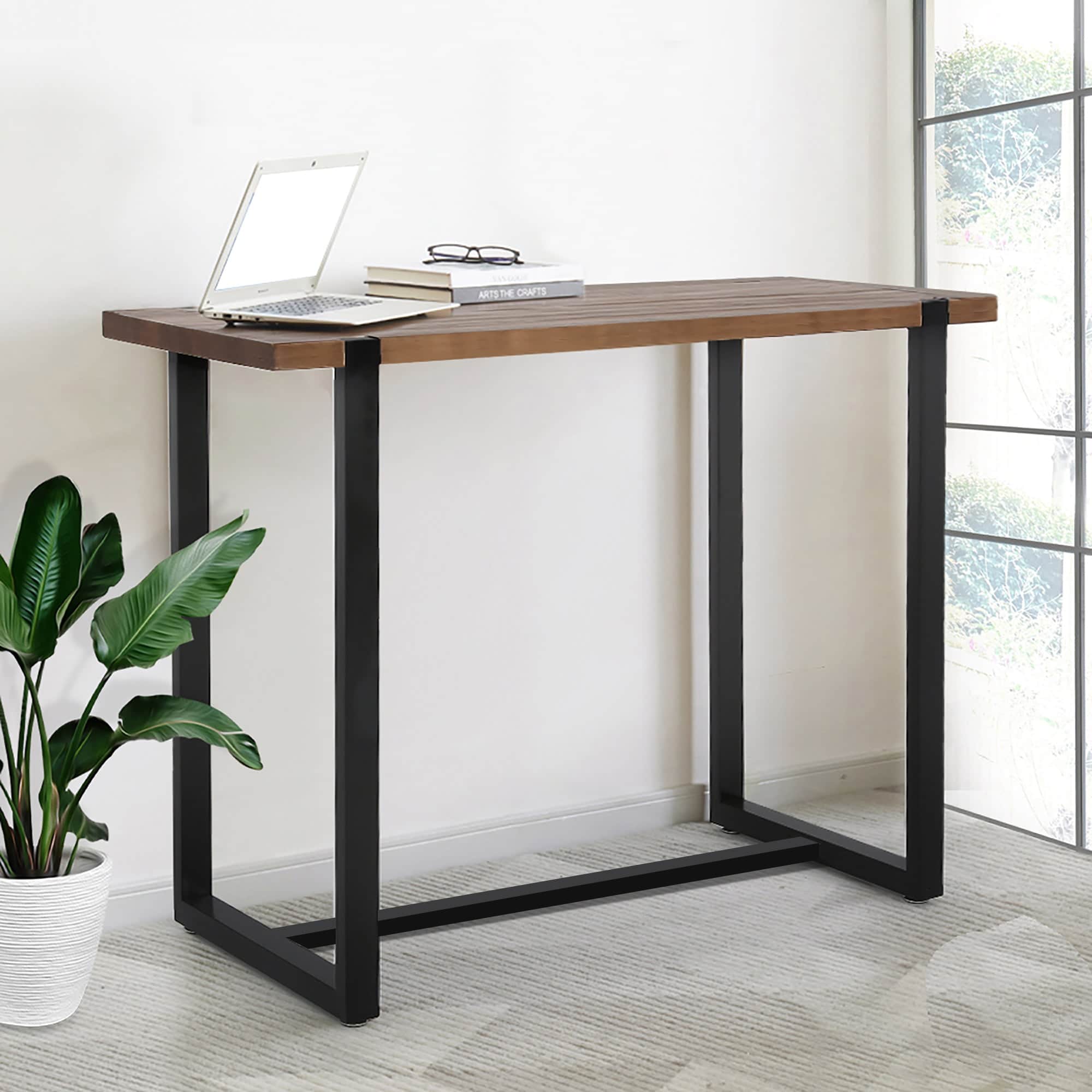 Ergonomic High Bar Table Industrial Pub  Adjustable Height Classic