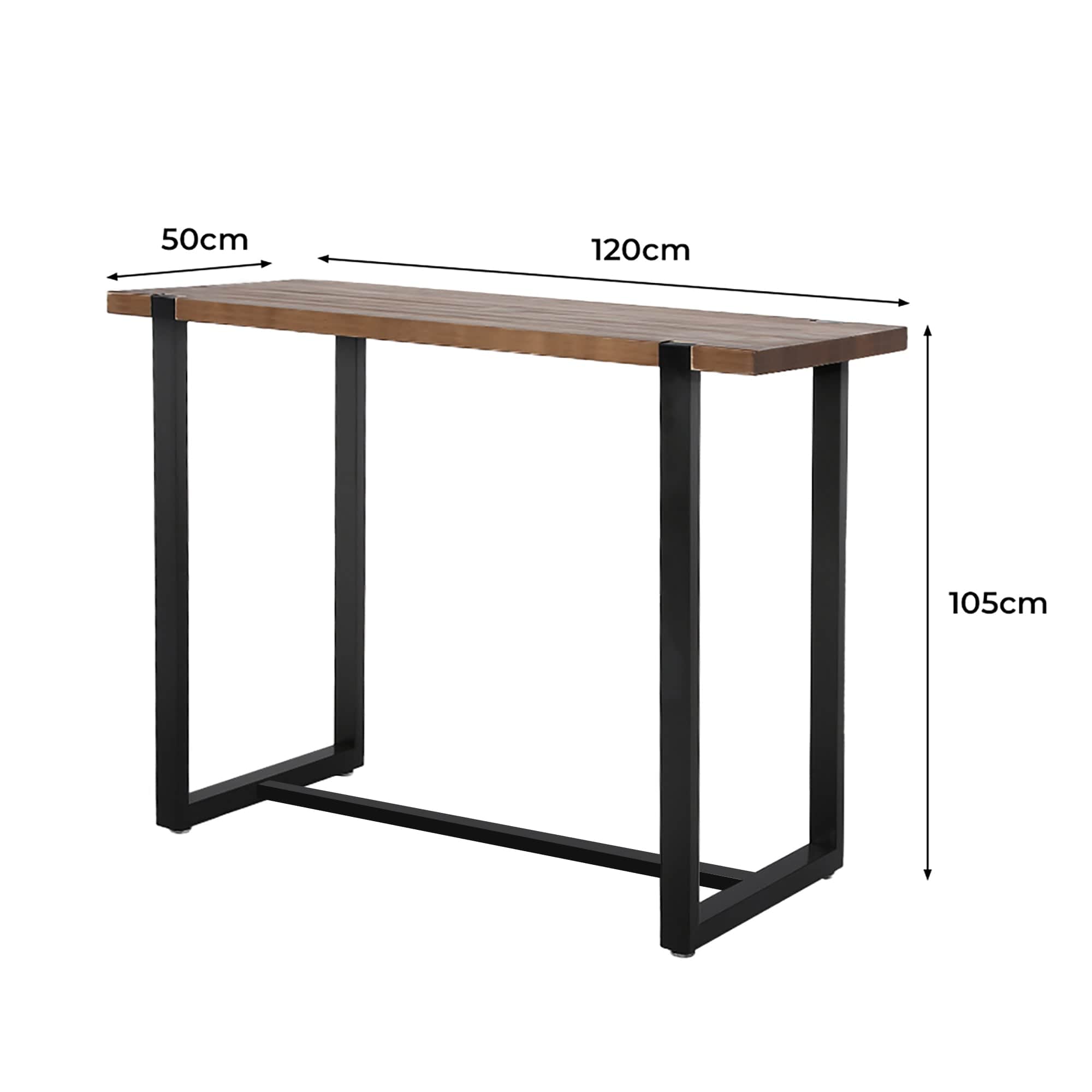 Ergonomic High Bar Table Industrial Pub  Adjustable Height Classic