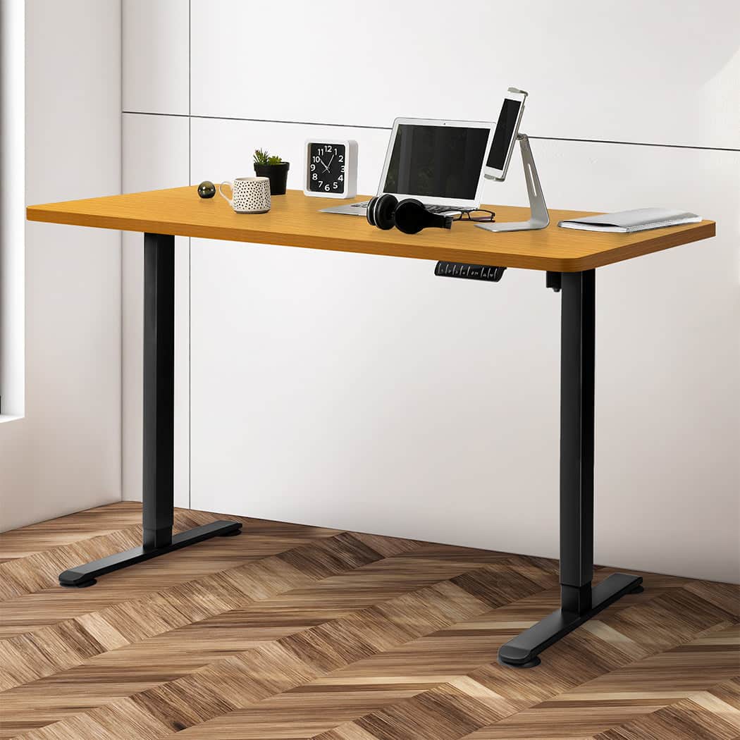 Ergonomic Motorised Standing Desk Height 120cm Natural 800x 1.5MM