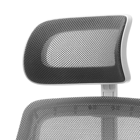 Ergonomic Office Chair Back Support Dark Grey&White