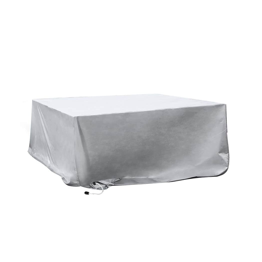 Ergonomic Outdoor Furniture Cover Waterproof Silver 20cm Extension
