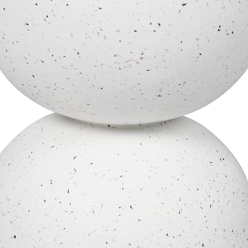 Ergonomic Side Table Terrazzo Coffee Tables Beige  High Back Support