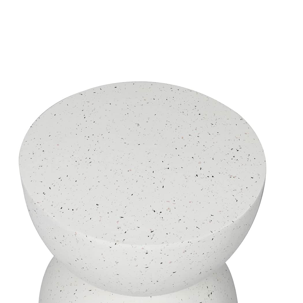 Ergonomic Side Table Terrazzo Coffee Tables Beige  High Back Support