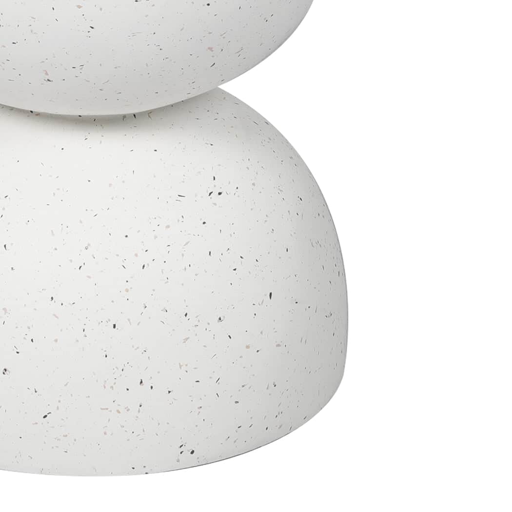 Ergonomic Side Table Terrazzo Coffee Tables Beige  High Back Support