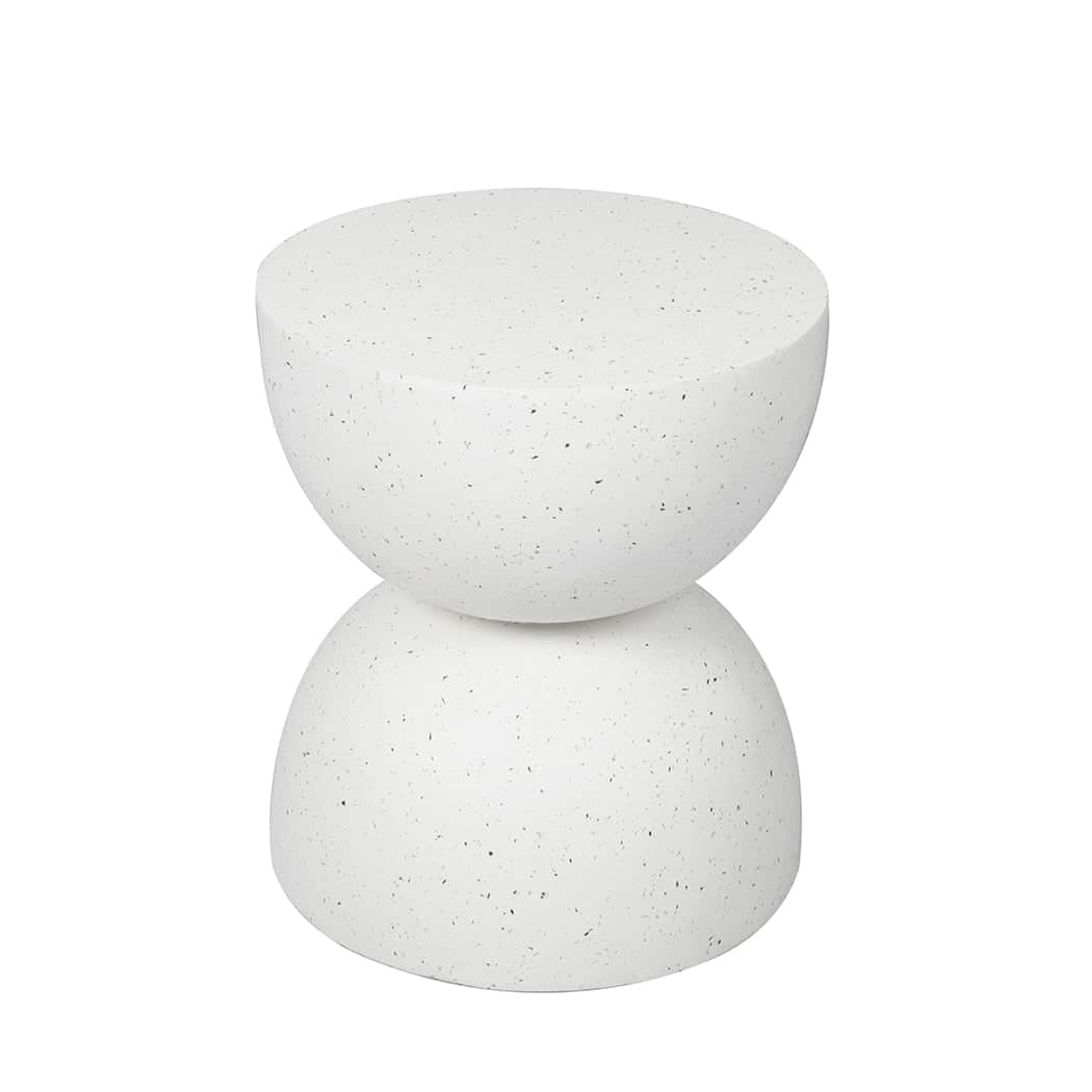 Ergonomic Side Table Terrazzo Coffee Tables Beige  High Back Support