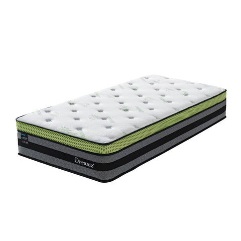 Ergonomic Single Cooling Mattress Pocket  Scandi Inspired Design