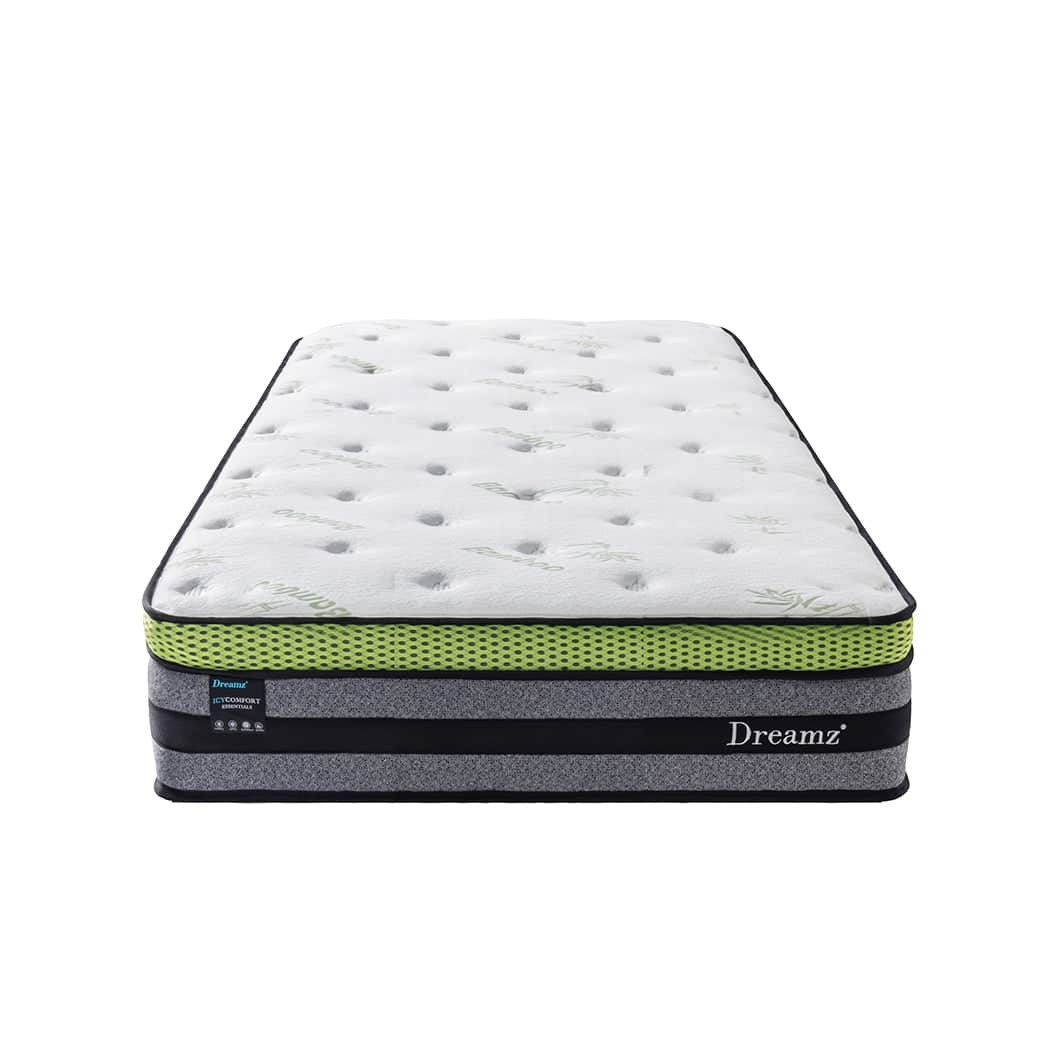 Ergonomic Single Cooling Mattress Pocket  Scandi Inspired Design