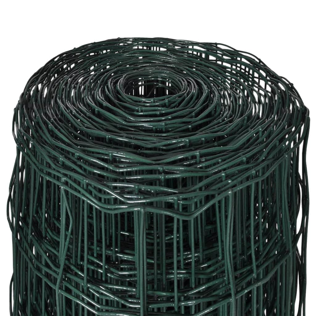 Euro 1 Fence Steel Green