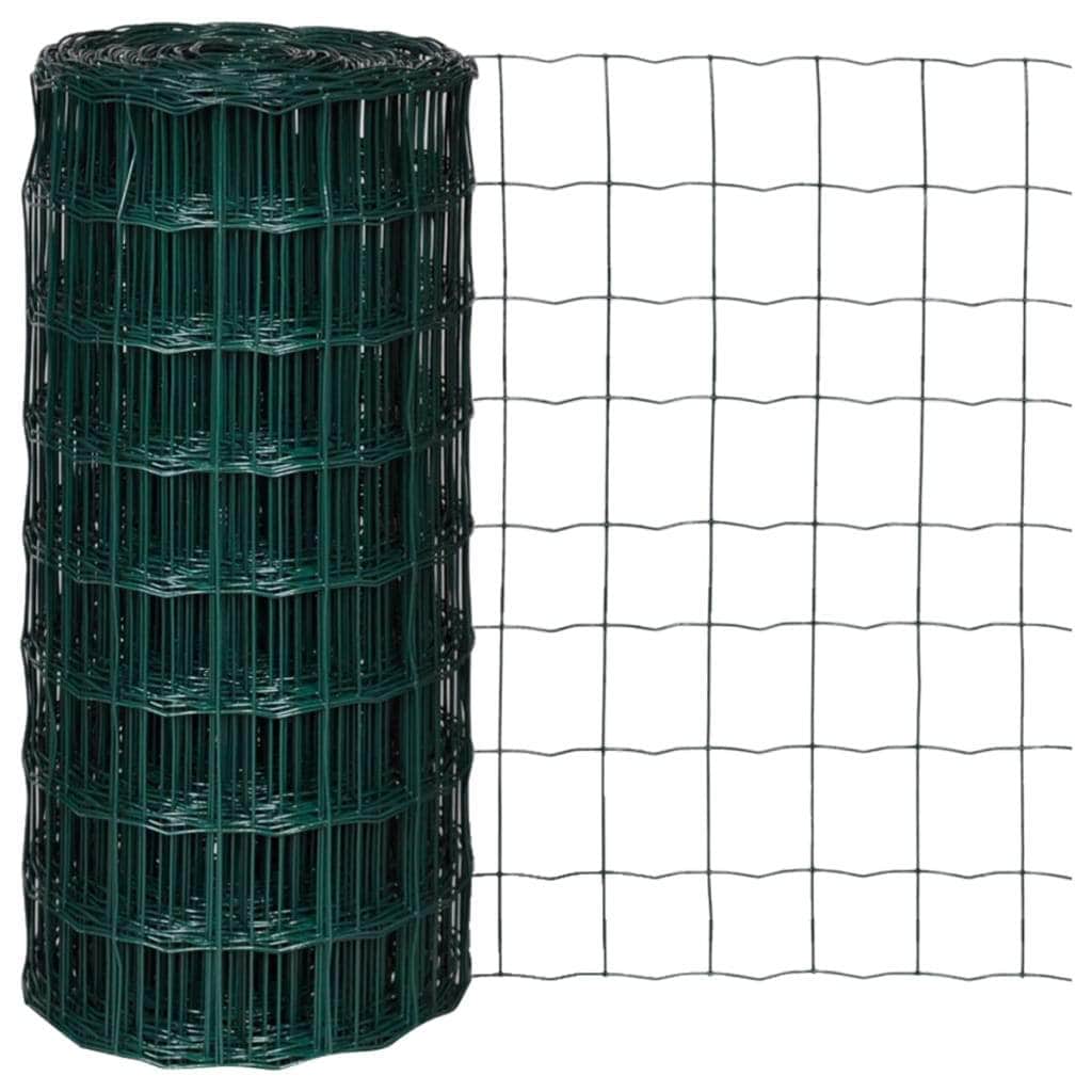 Euro Fence Steel Green - Fence Panels