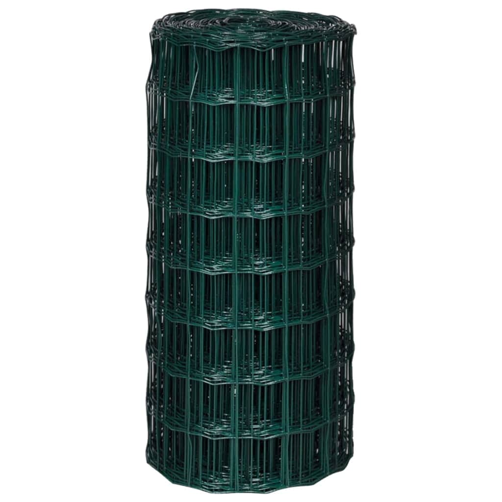 Euro Fence Steel Green | Steel finish
