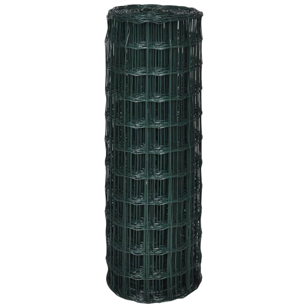 Euro Fence Steel--Green | Steel finish